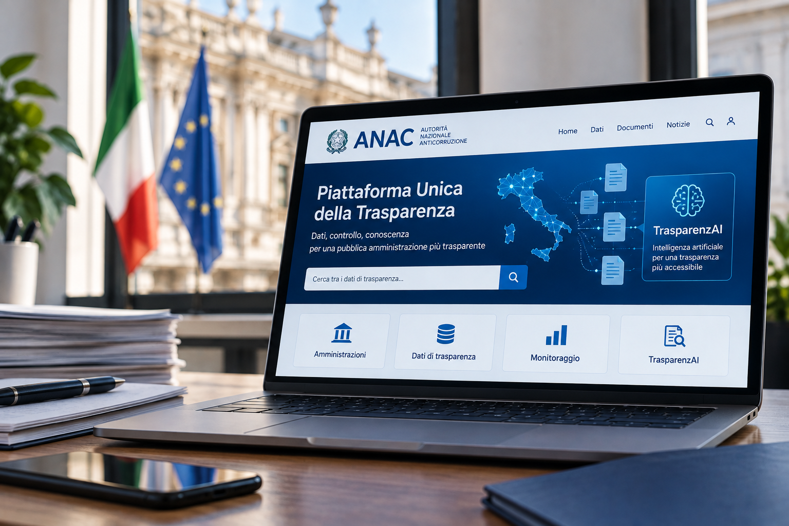 Piattaforma Unica della Trasparenza ANAC: si rafforza la collaborazione con il CNR